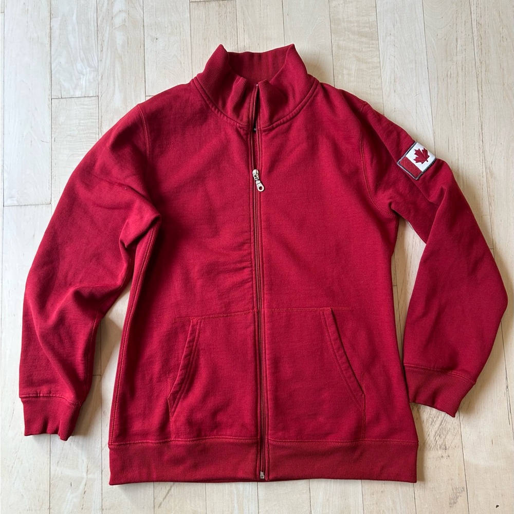 Rocky Mountain Flannel Company Full Zip Fitted Canadian Sweatshirt/Jacket Medium